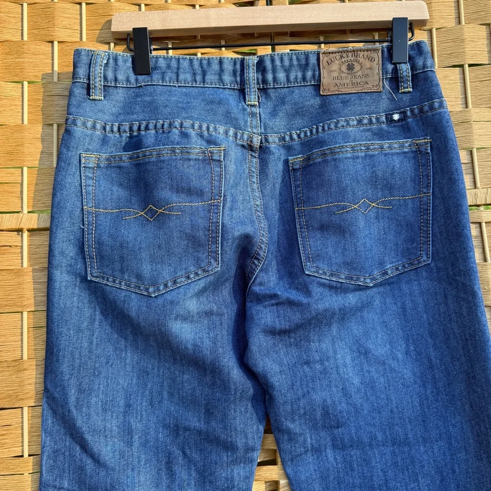 Lucky Brand Cooper Slim Blue Jeans Size 20 - Picture 7 of 10